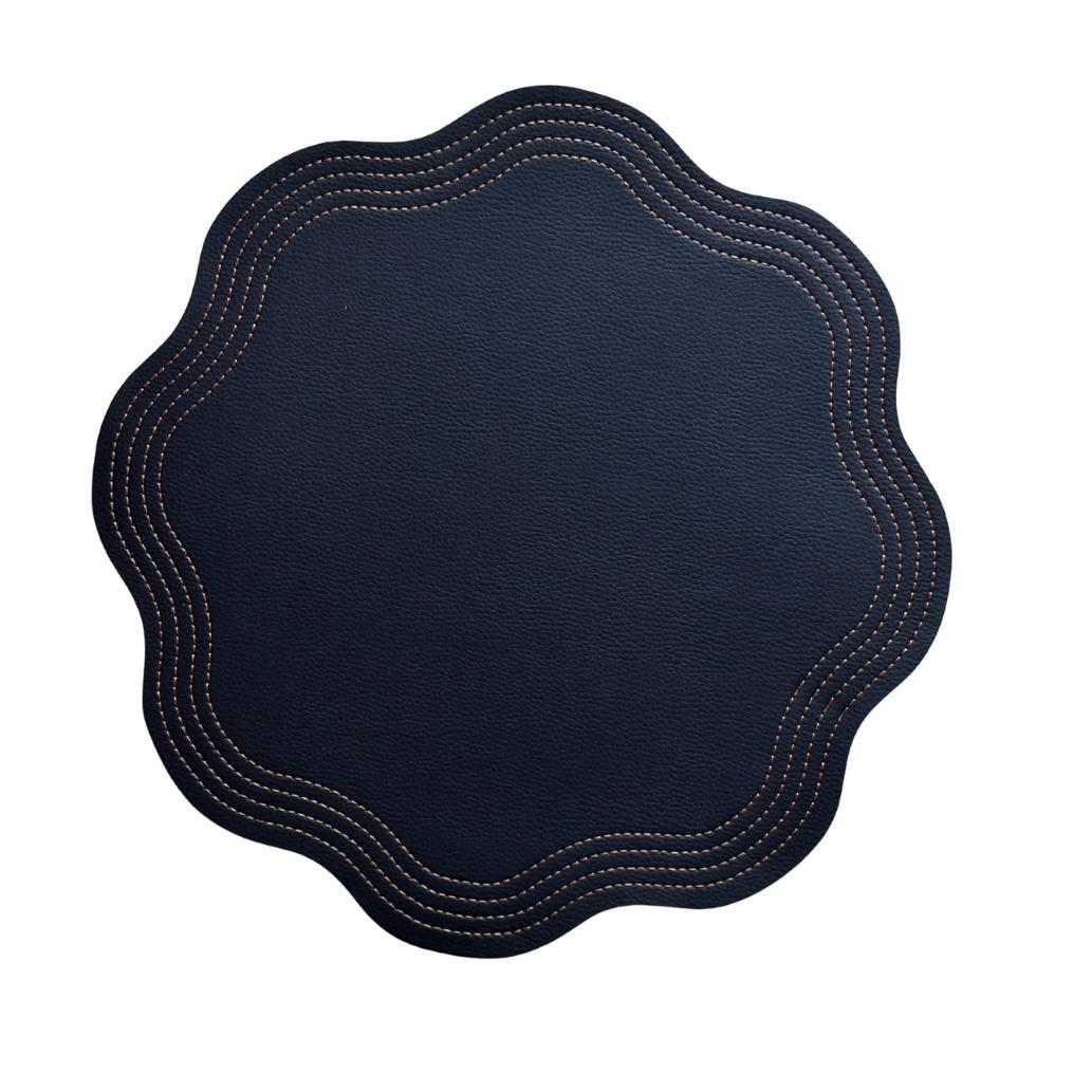 Double Sided Faux Leather Placemat Elegant Dining Table Decor