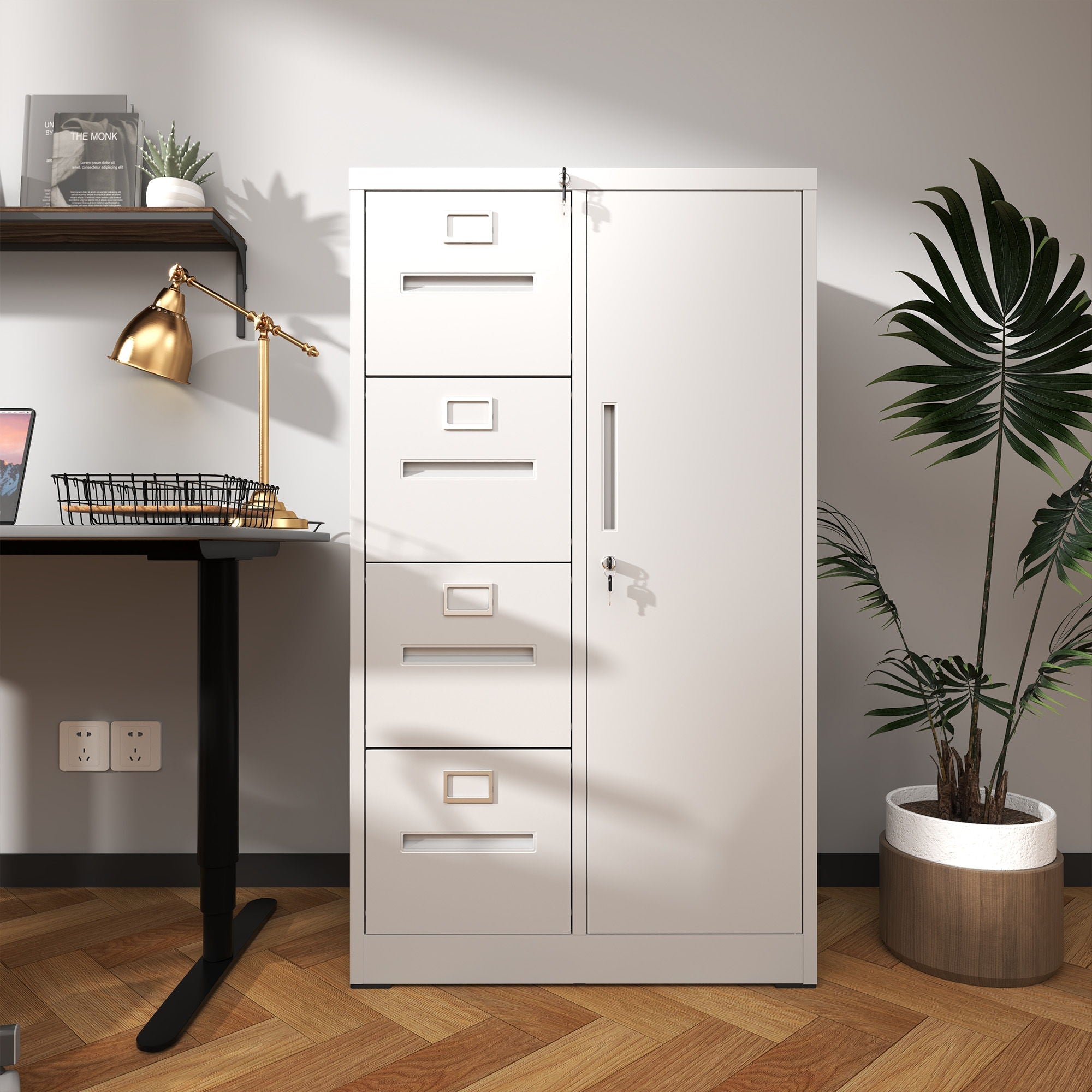 Smart Cube 8-Cube Organizer Bookcase Storage Shelves White