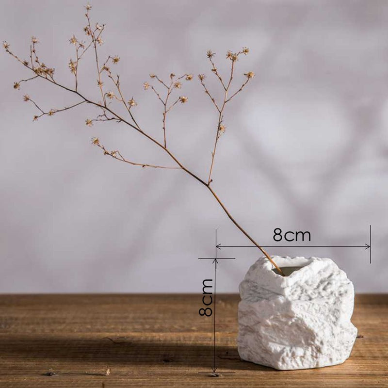 Modern Marble Ceramic Flower Vase Home Decoration Ornament
