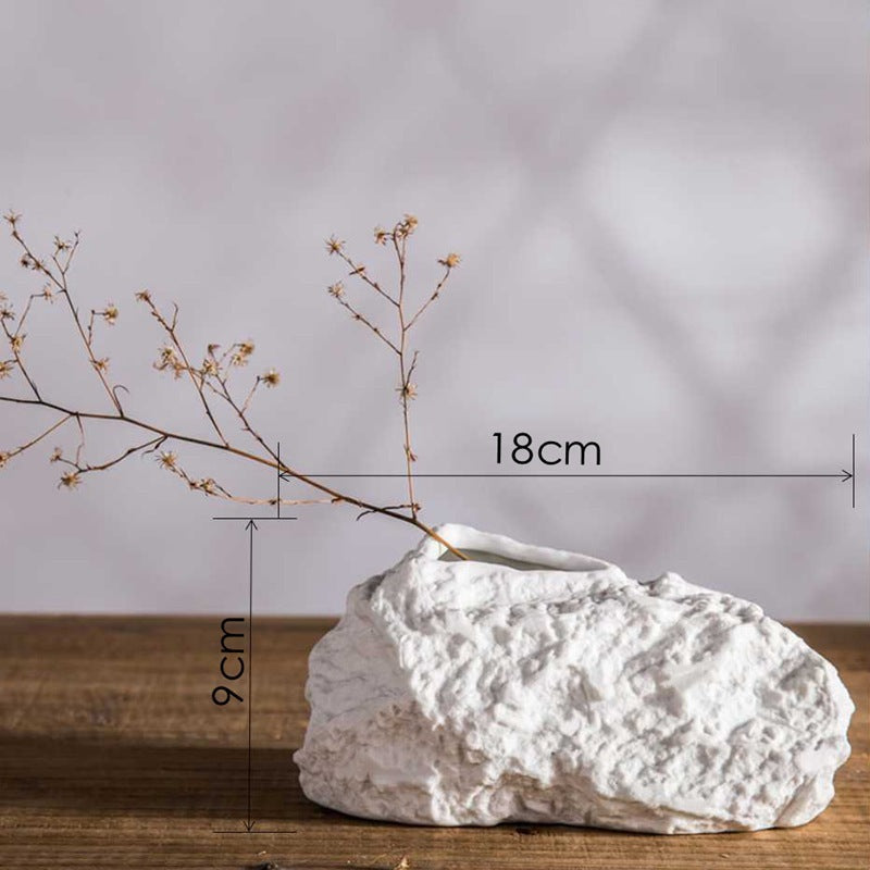 Modern Marble Ceramic Flower Vase Home Decoration Ornament