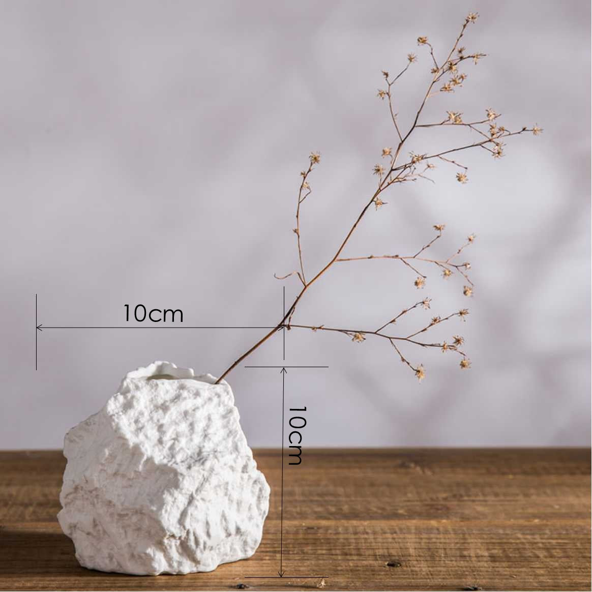 Modern Marble Ceramic Flower Vase Home Decoration Ornament
