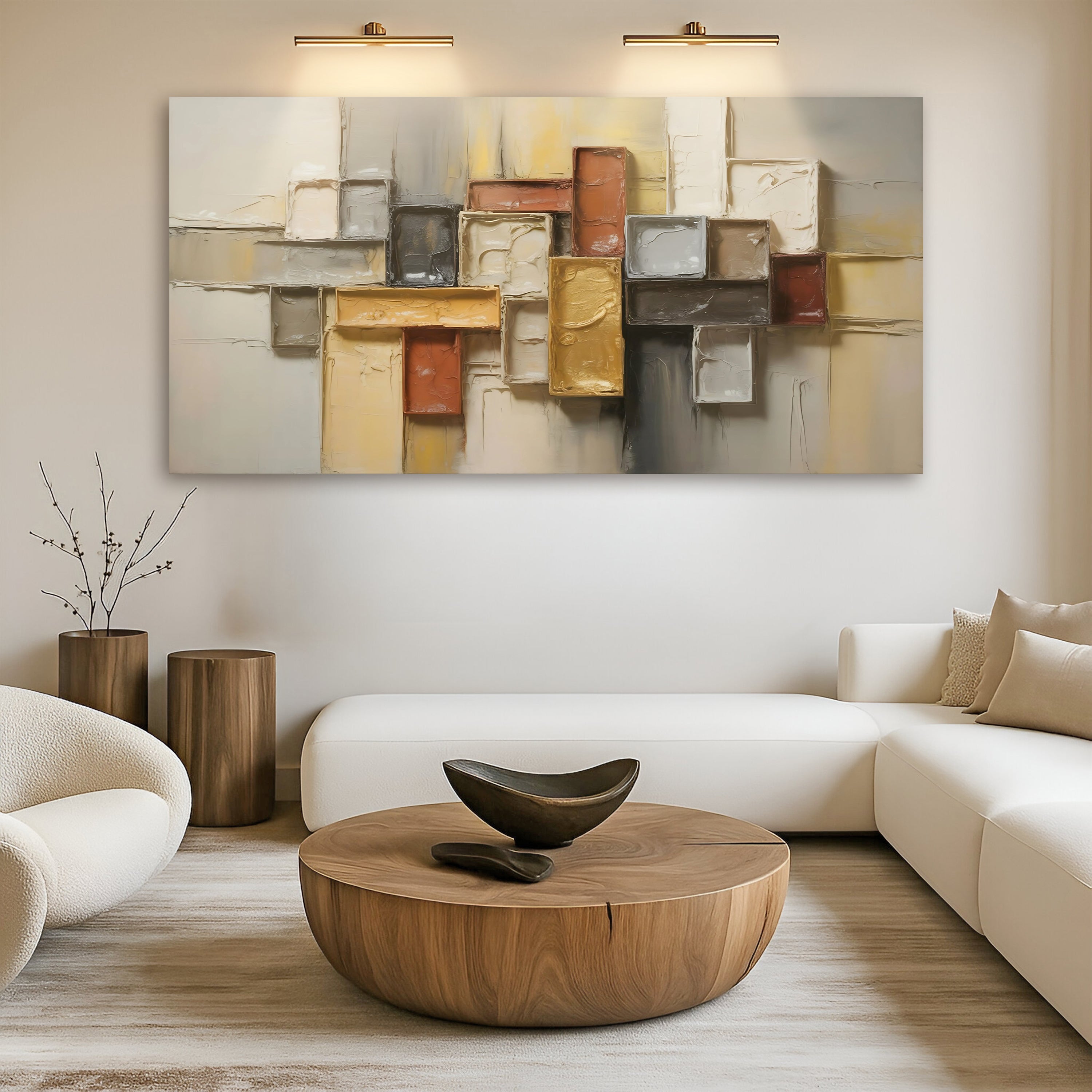 Minimalist Abstract Shape Pattern Wall Art Modern Decoration