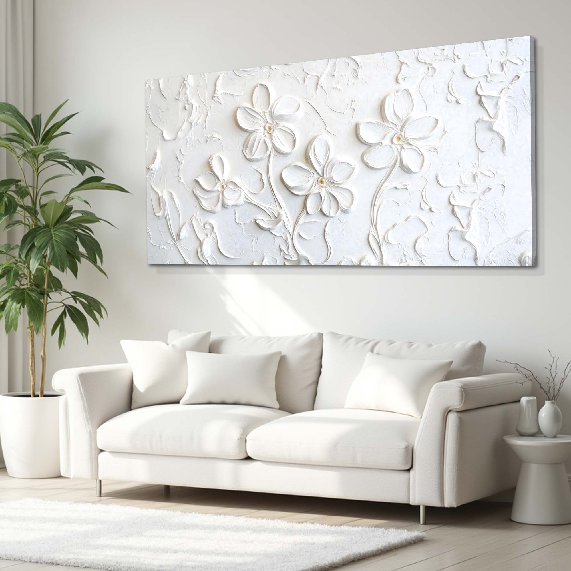 Floral Abstract Wall Art Modern Botanical Home Decoration