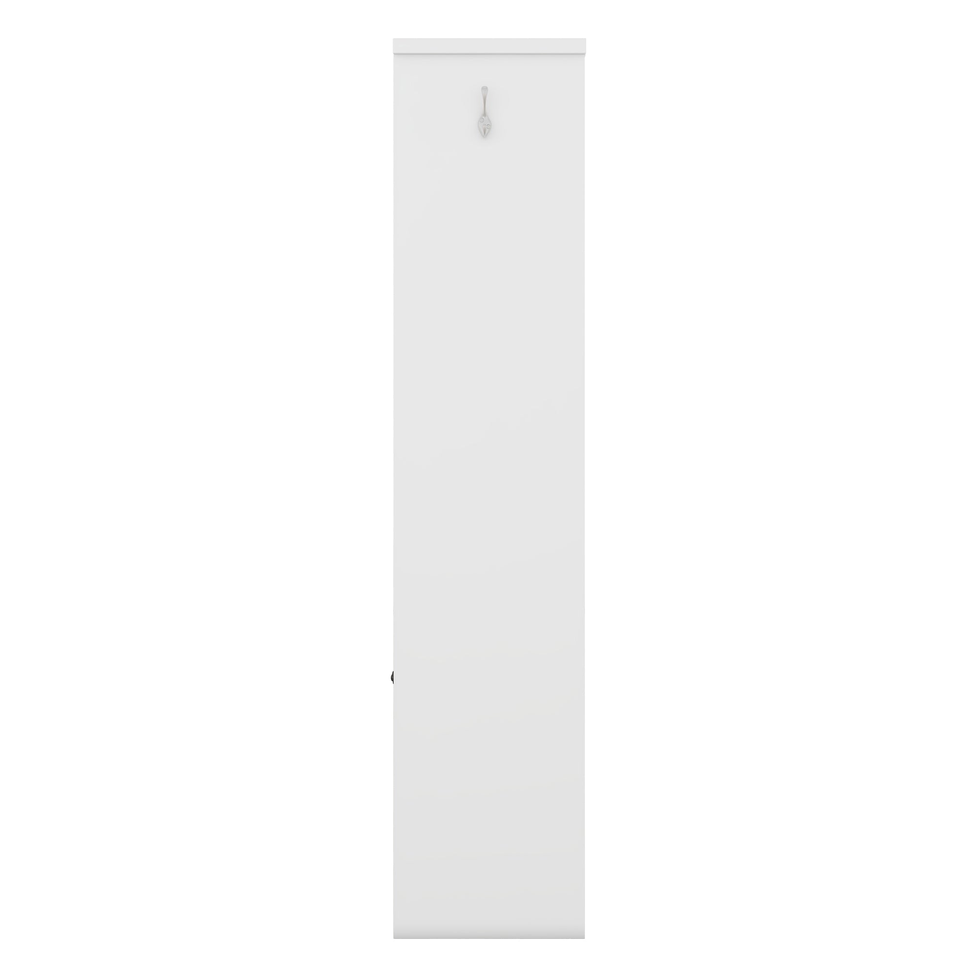Modern Hall Tree with Storage Bench Shoe Cabinet White