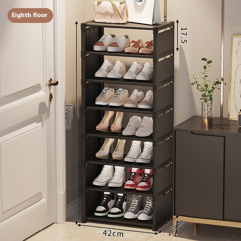 Simple Multi-Layer Shoe Rack Space-Saving Doorway Storage Shelf