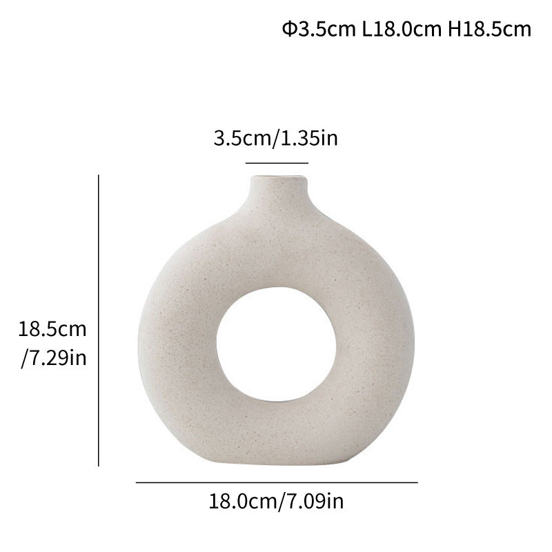 Spotted Ceramic Vase Simple Modern Home Decor Ornament