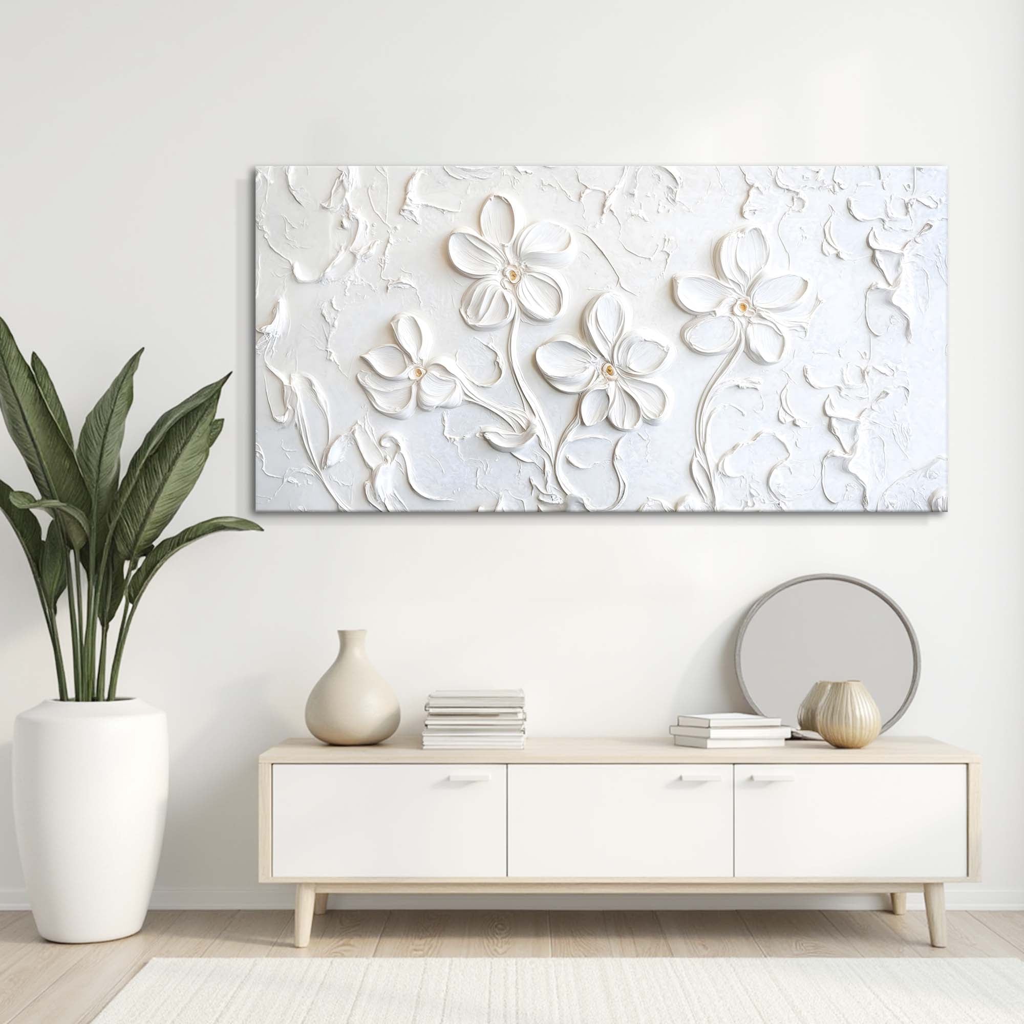 Floral Abstract Wall Art Modern Botanical Home Decoration