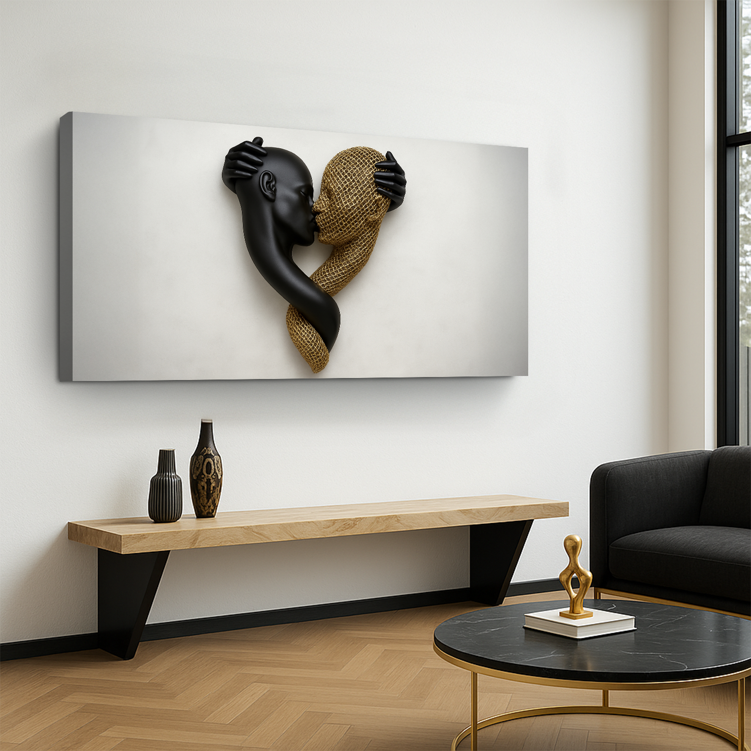 Eternal Love Abstract Figure Wall Art Modern Decoration