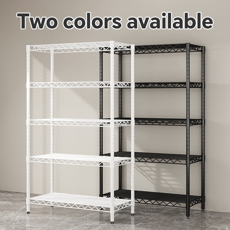 Adjustable Wire Frame Metal Storage Rack Vertical Shelving Unit
