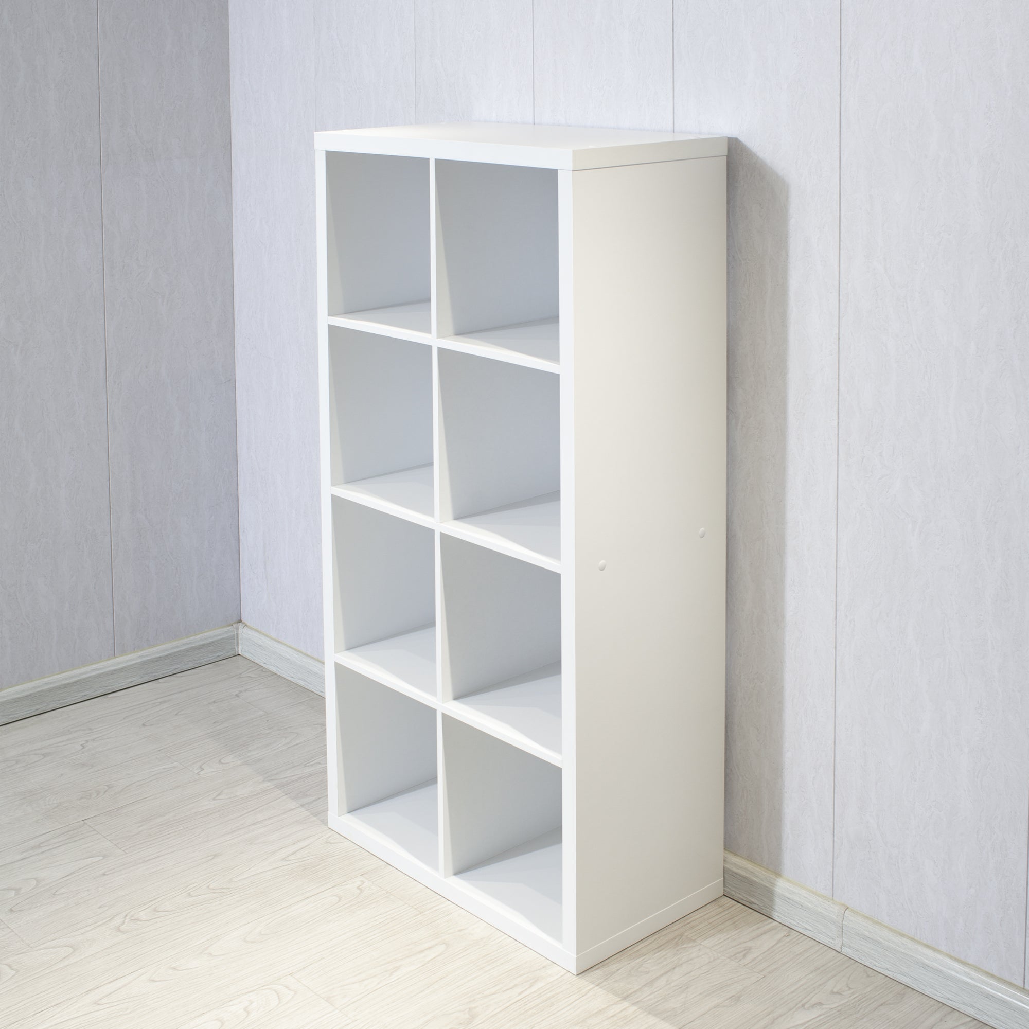 Smart Cube 8-Cube Organizer Bookcase Storage Shelves White