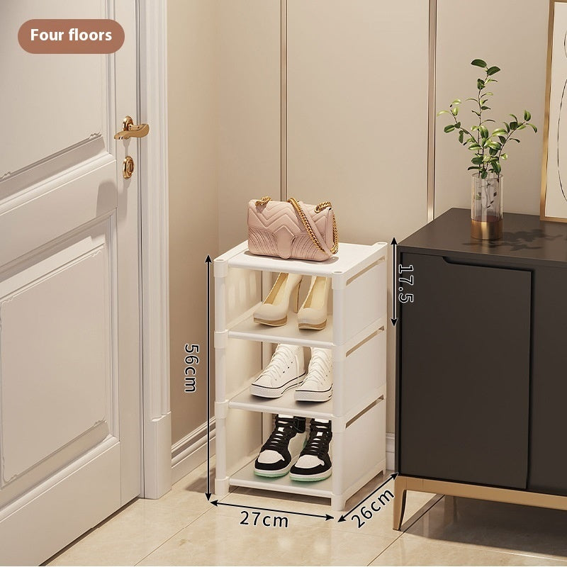 Simple Multi-Layer Shoe Rack Space-Saving Doorway Storage Shelf