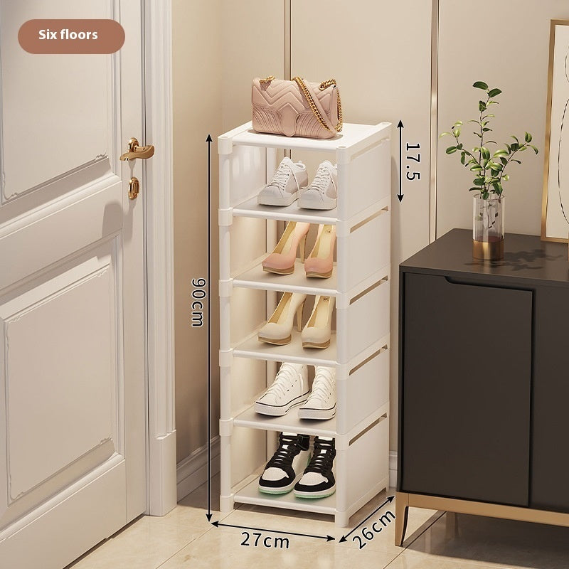 Simple Multi-Layer Shoe Rack Space-Saving Doorway Storage Shelf
