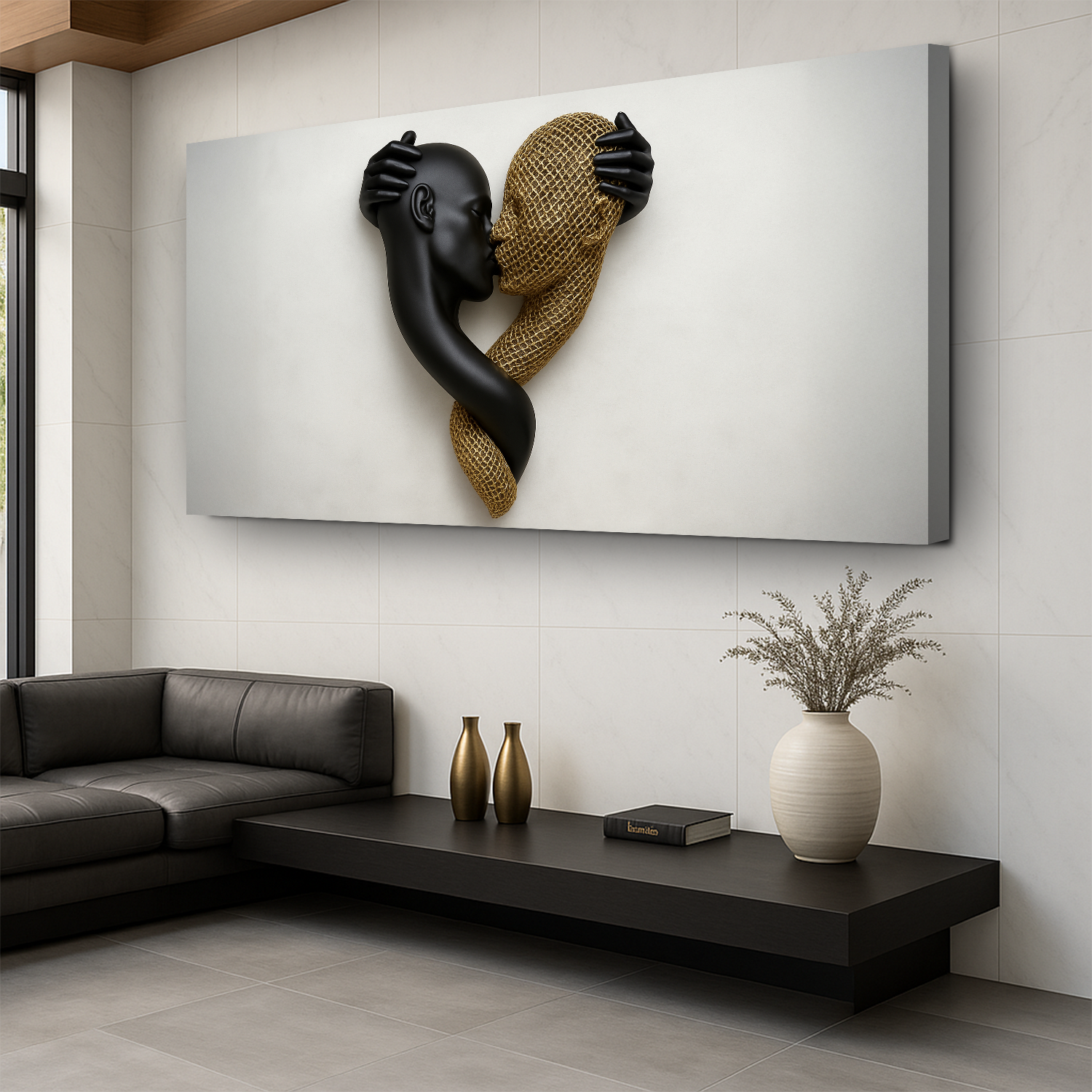 Eternal Love Abstract Figure Wall Art Modern Decoration