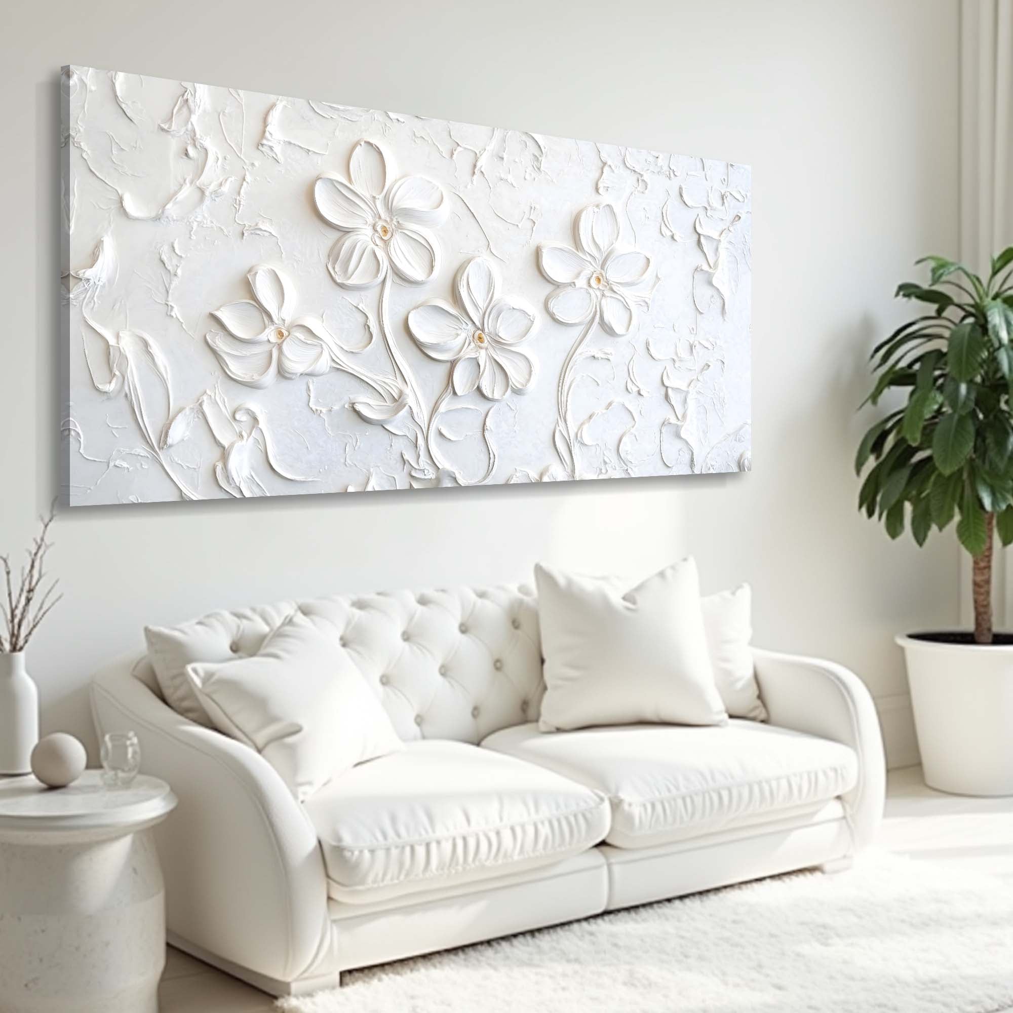 Floral Abstract Wall Art Modern Botanical Home Decoration