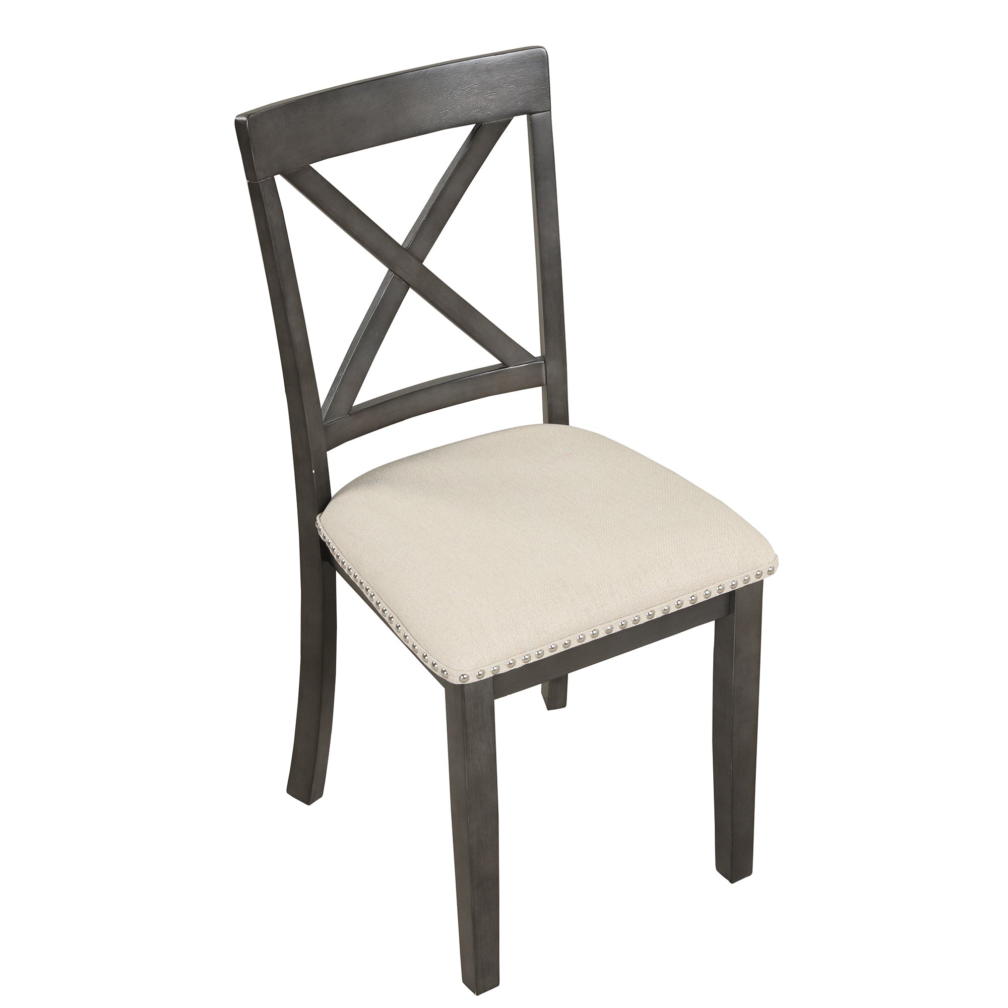 5-Piece Solid Wood Dining Table Chair Set