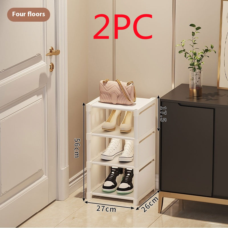 Simple Multi-Layer Shoe Rack Space-Saving Doorway Storage Shelf