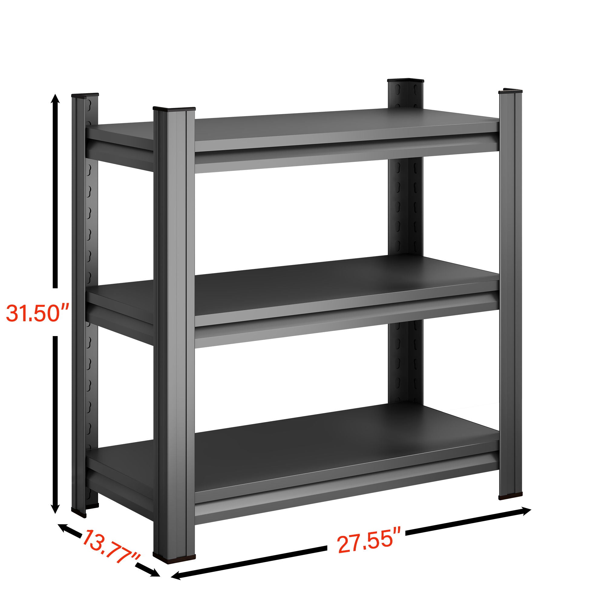 Adjustable Height Storage Shelving Unit for Home Organization