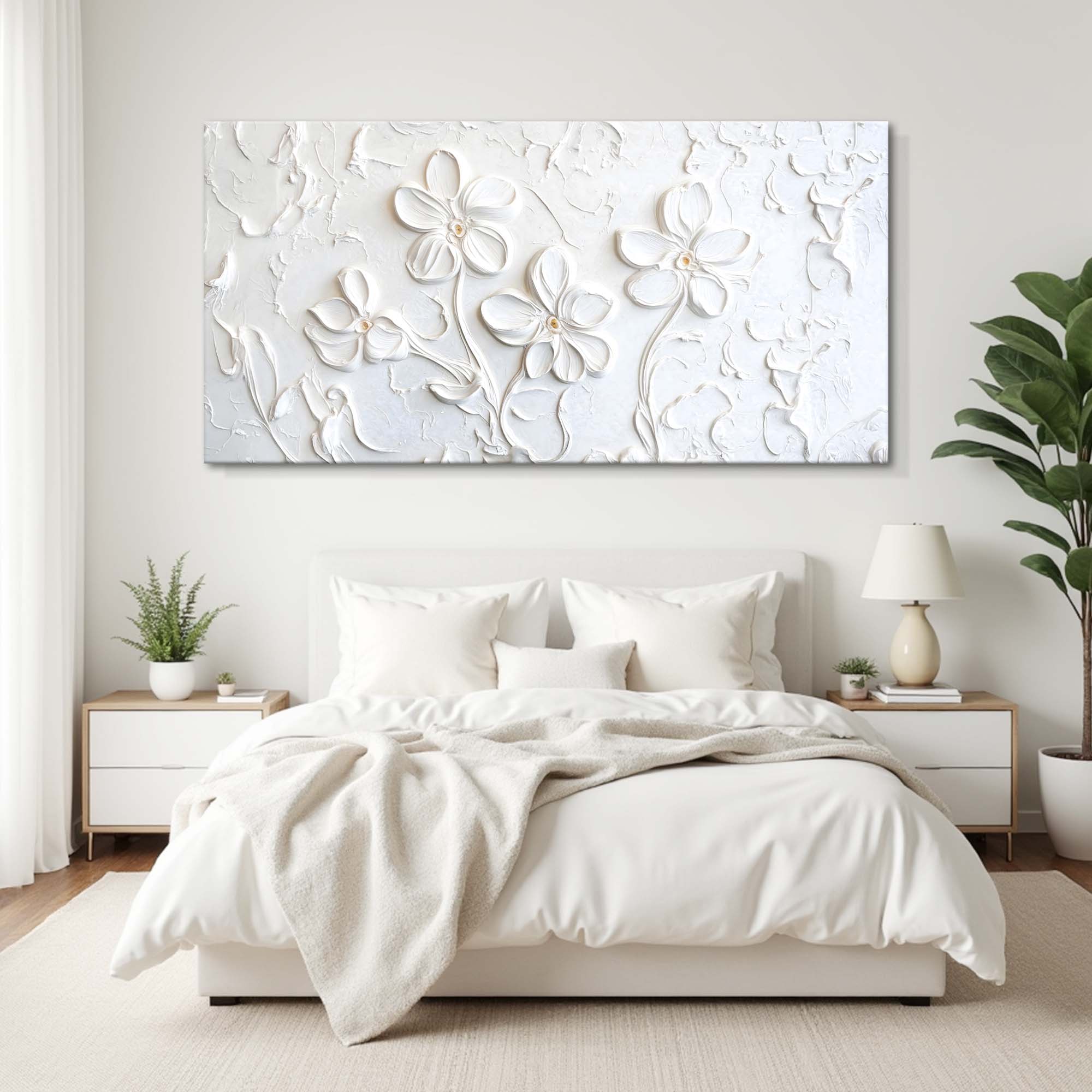 Floral Abstract Wall Art Modern Botanical Home Decoration