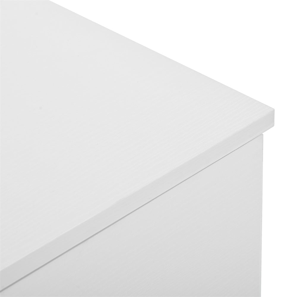 Modern White 9-Drawer Dresser with Spacious Bedroom Storage