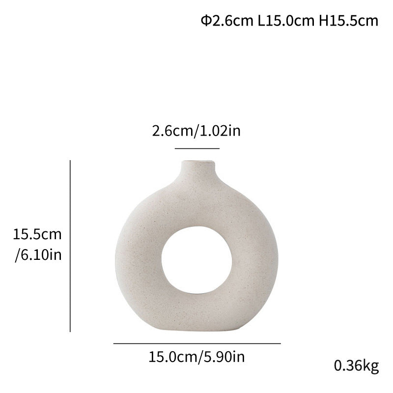 Spotted Ceramic Vase Simple Modern Home Decor Ornament