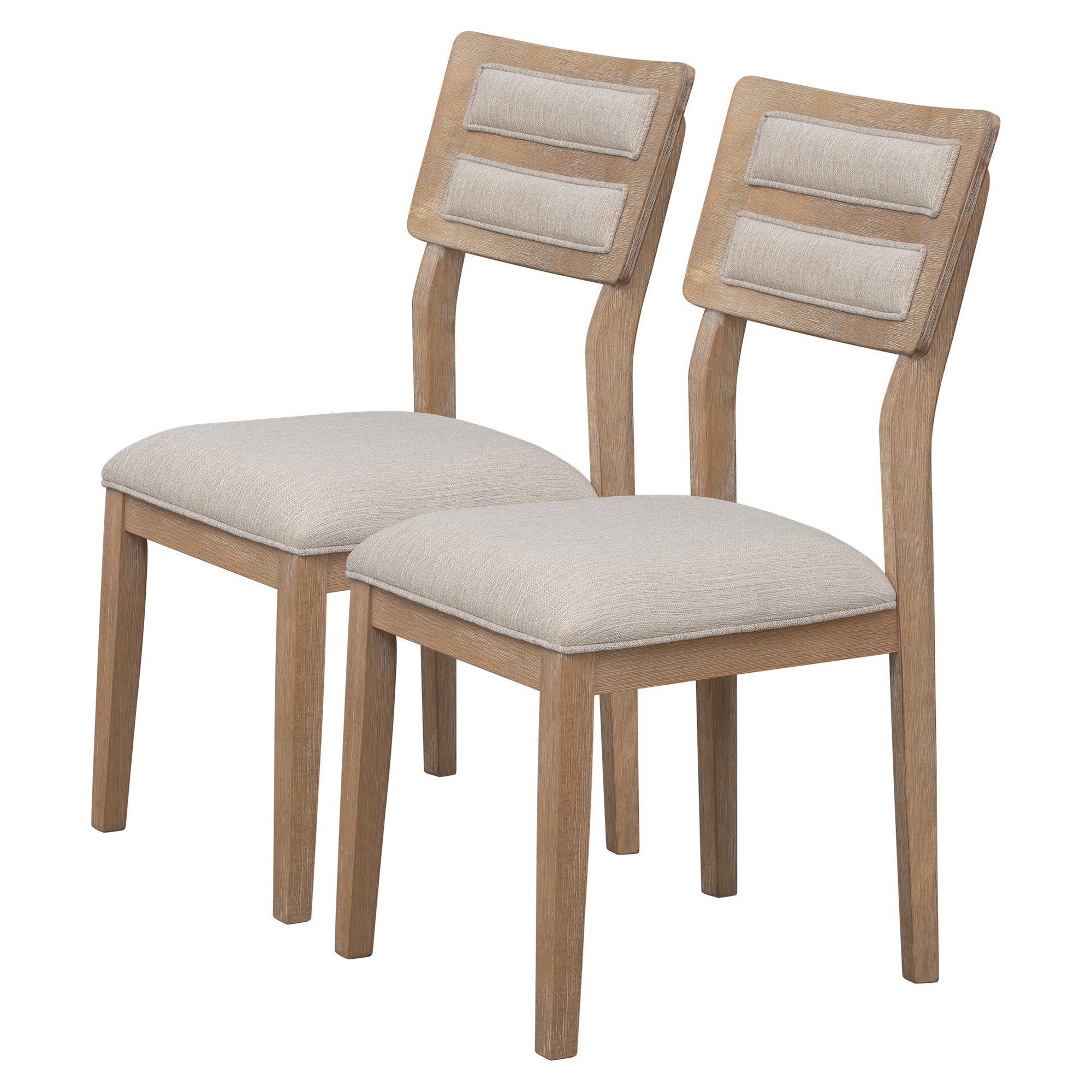 6-Piece Traditional Dining Set Table Chairs Bench