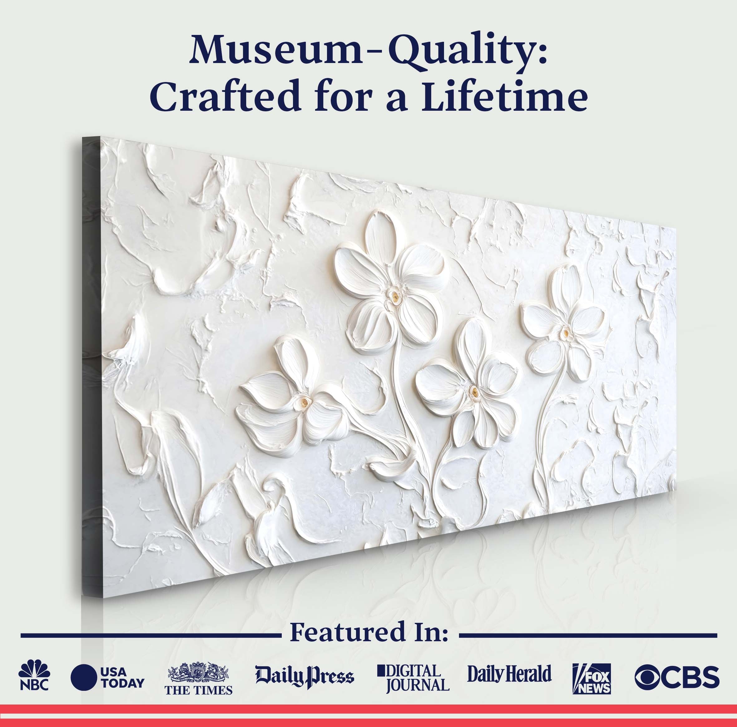 Floral Abstract Wall Art Modern Botanical Home Decoration