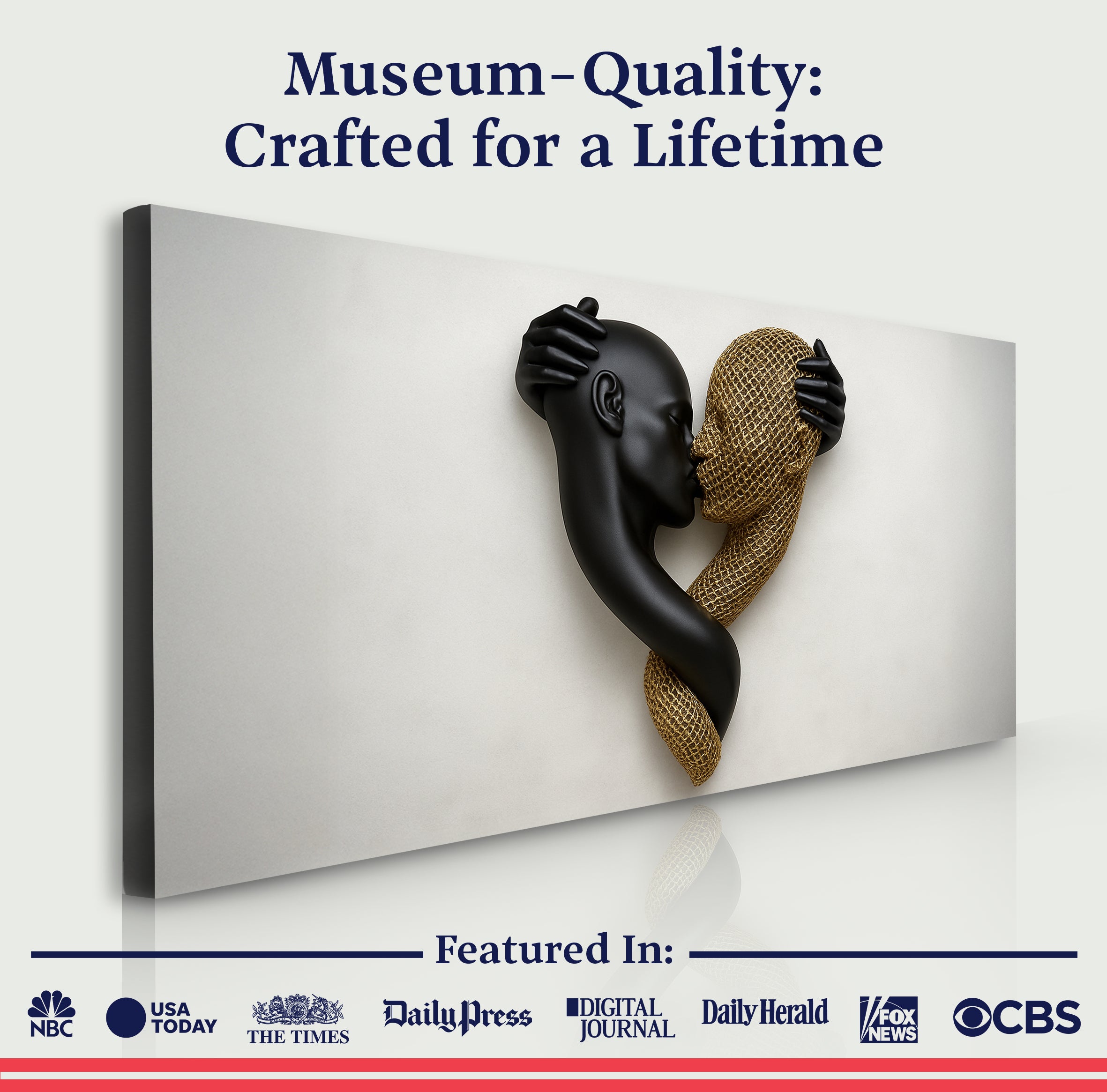 Eternal Love Abstract Figure Wall Art Modern Decoration
