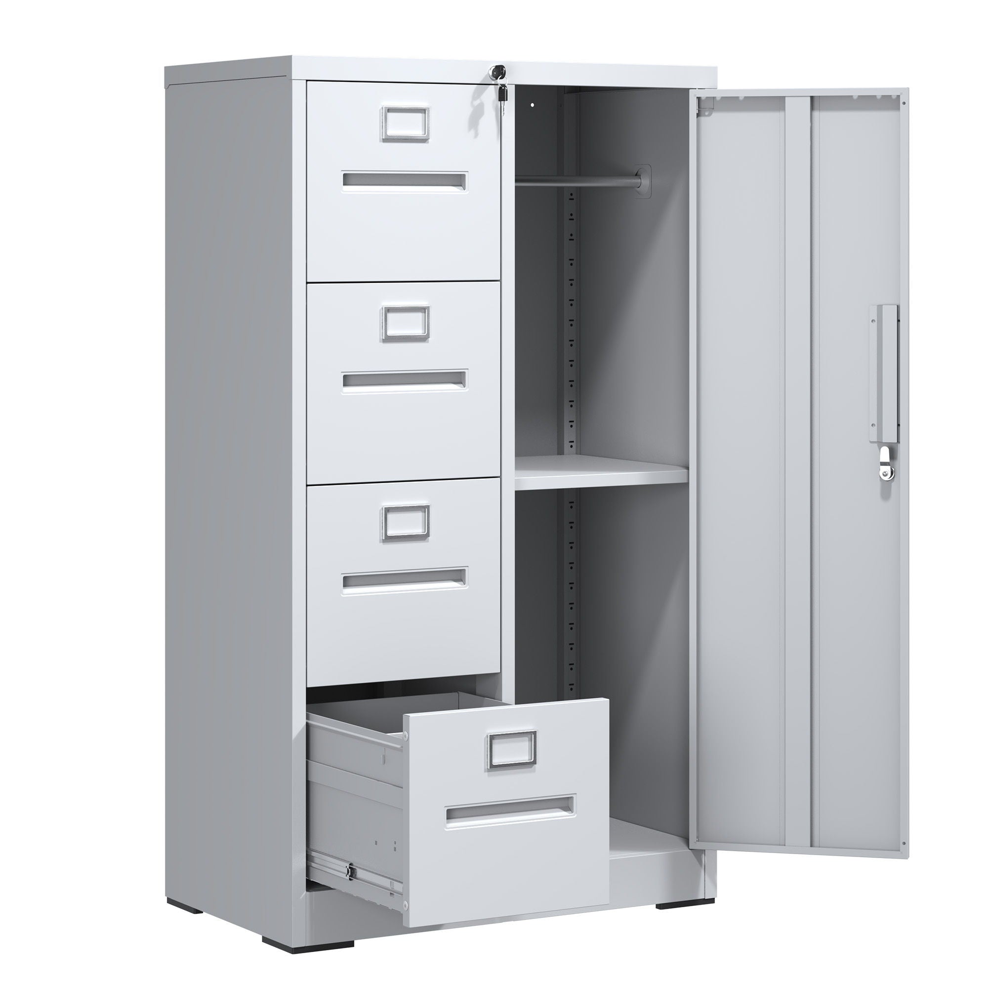 Smart Cube 8-Cube Organizer Bookcase Storage Shelves White