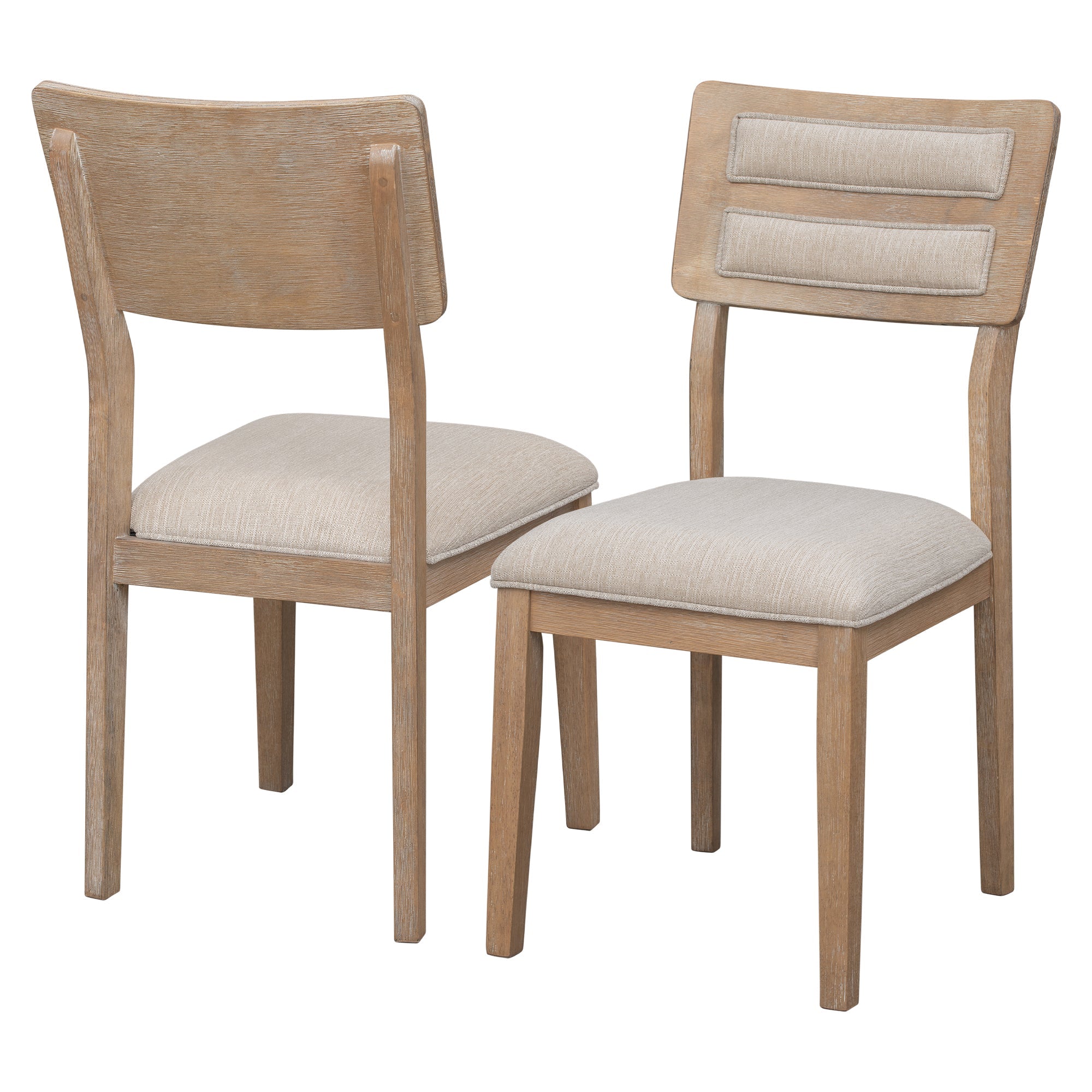 6-Piece Traditional Dining Set Table Chairs Bench