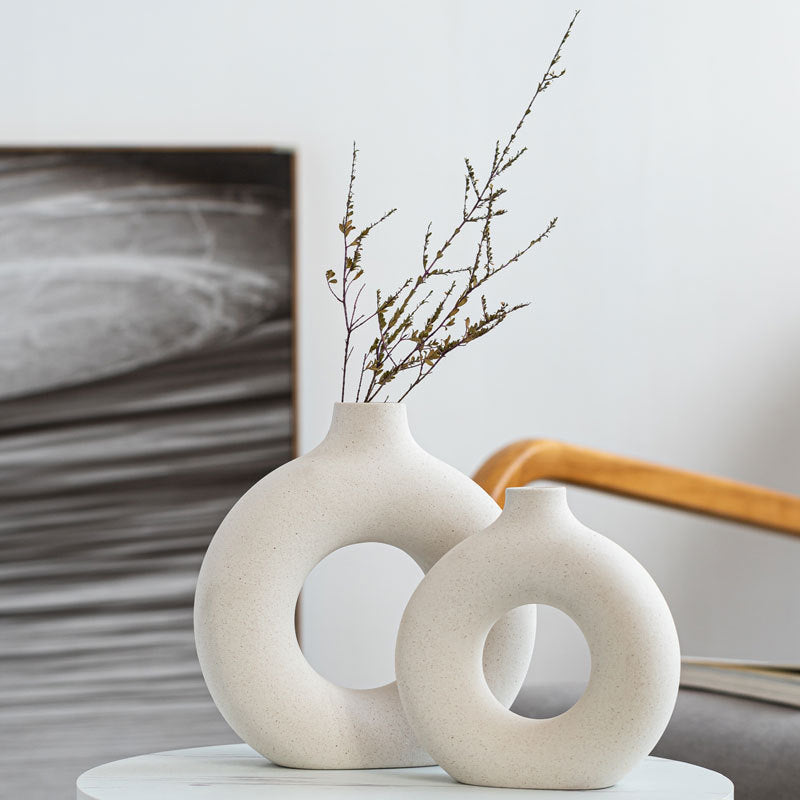 Spotted Ceramic Vase Simple Modern Home Decor Ornament