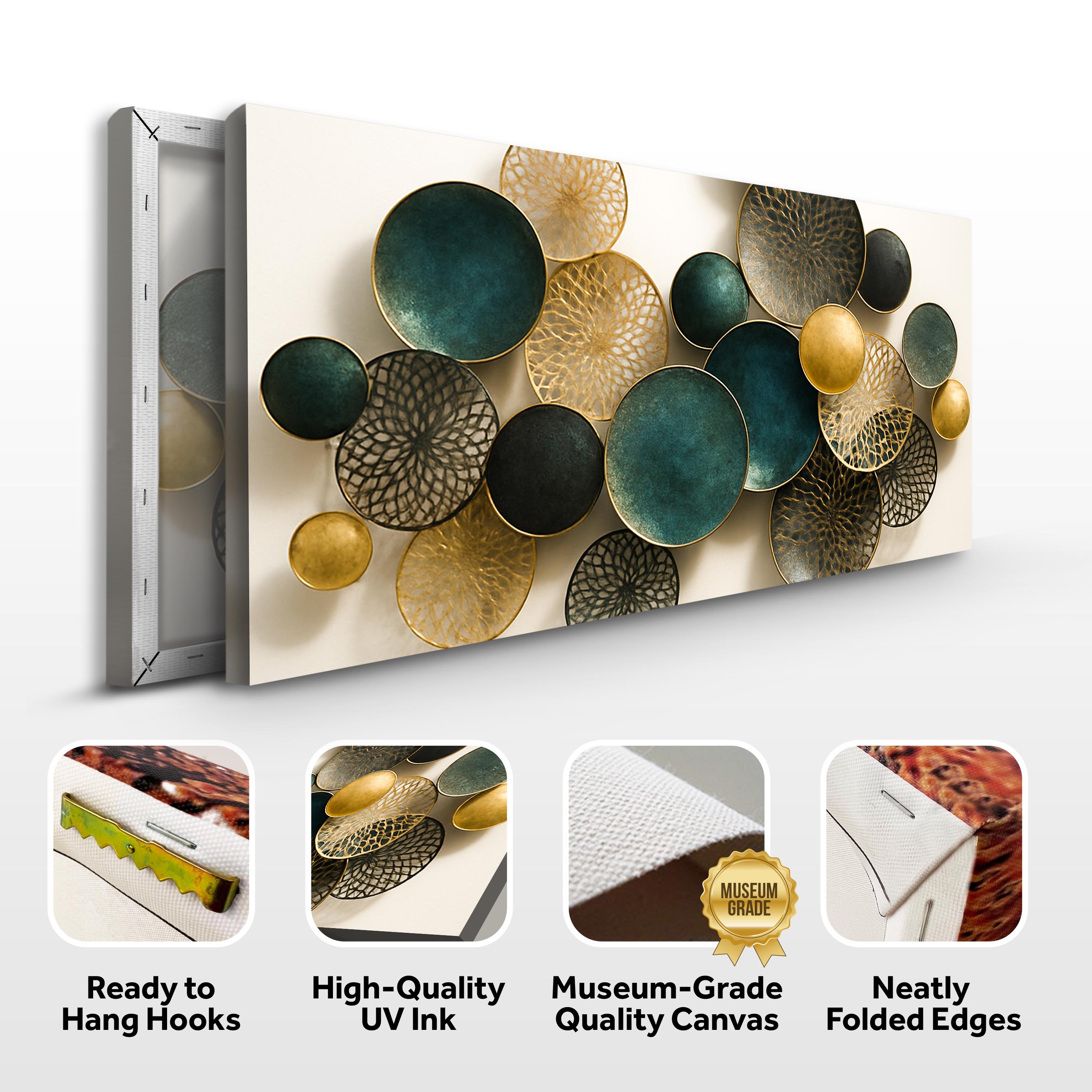 Lotus Leaf Abstract Wall Art Modern Home Decoration