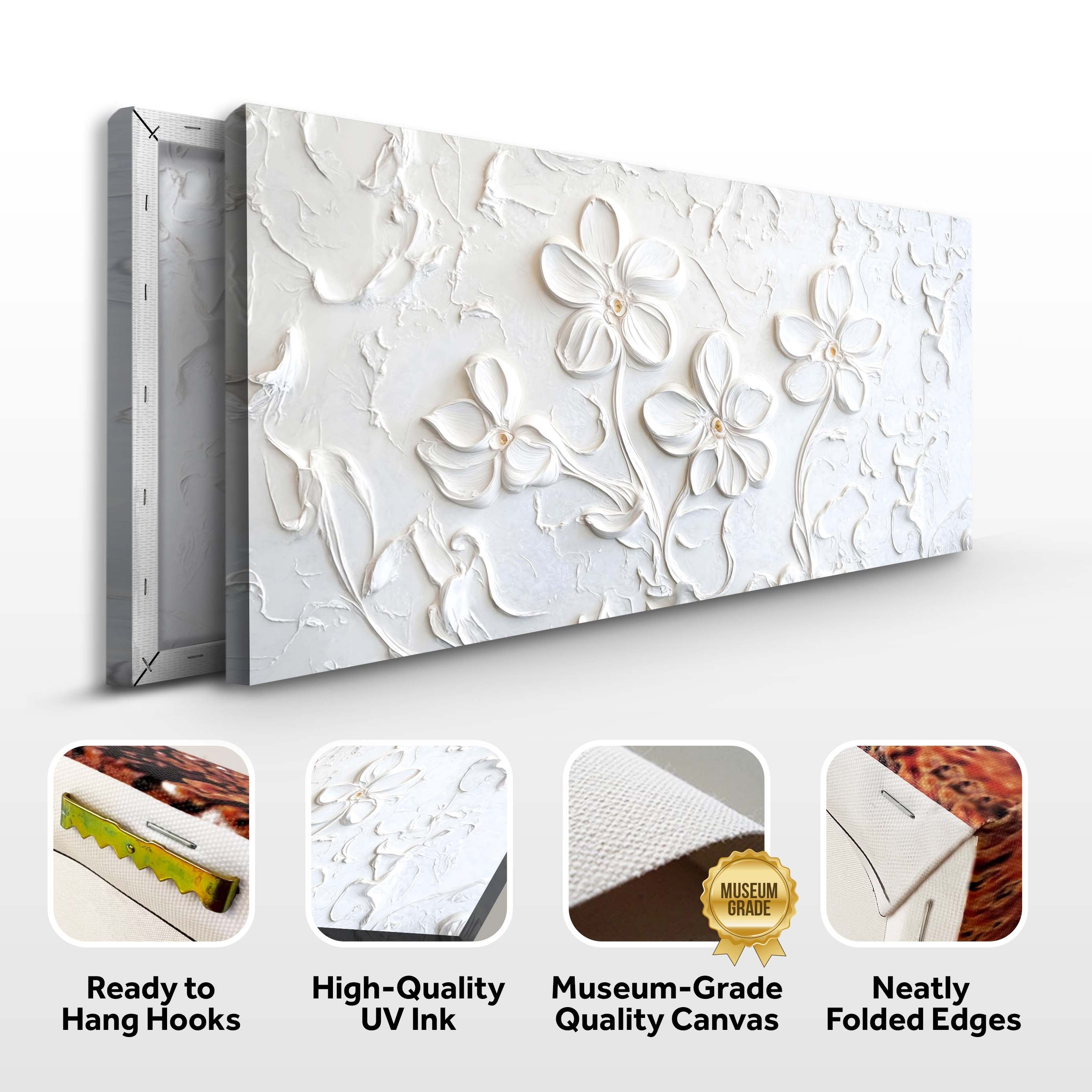 Floral Abstract Wall Art Modern Botanical Home Decoration