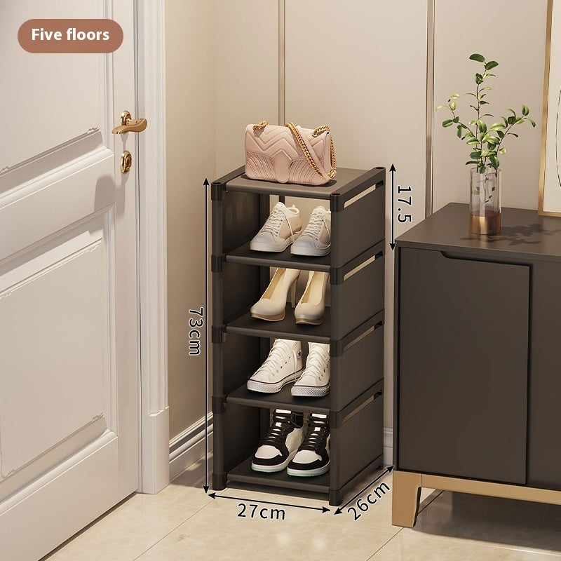 Simple Multi-Layer Shoe Rack Space-Saving Doorway Storage Shelf