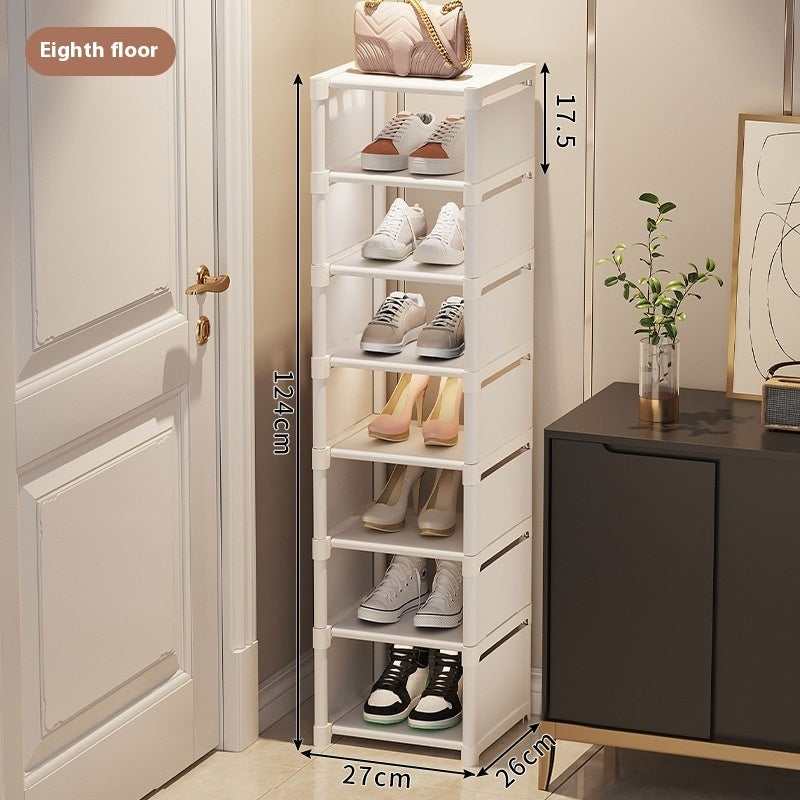 Simple Multi-Layer Shoe Rack Space-Saving Doorway Storage Shelf