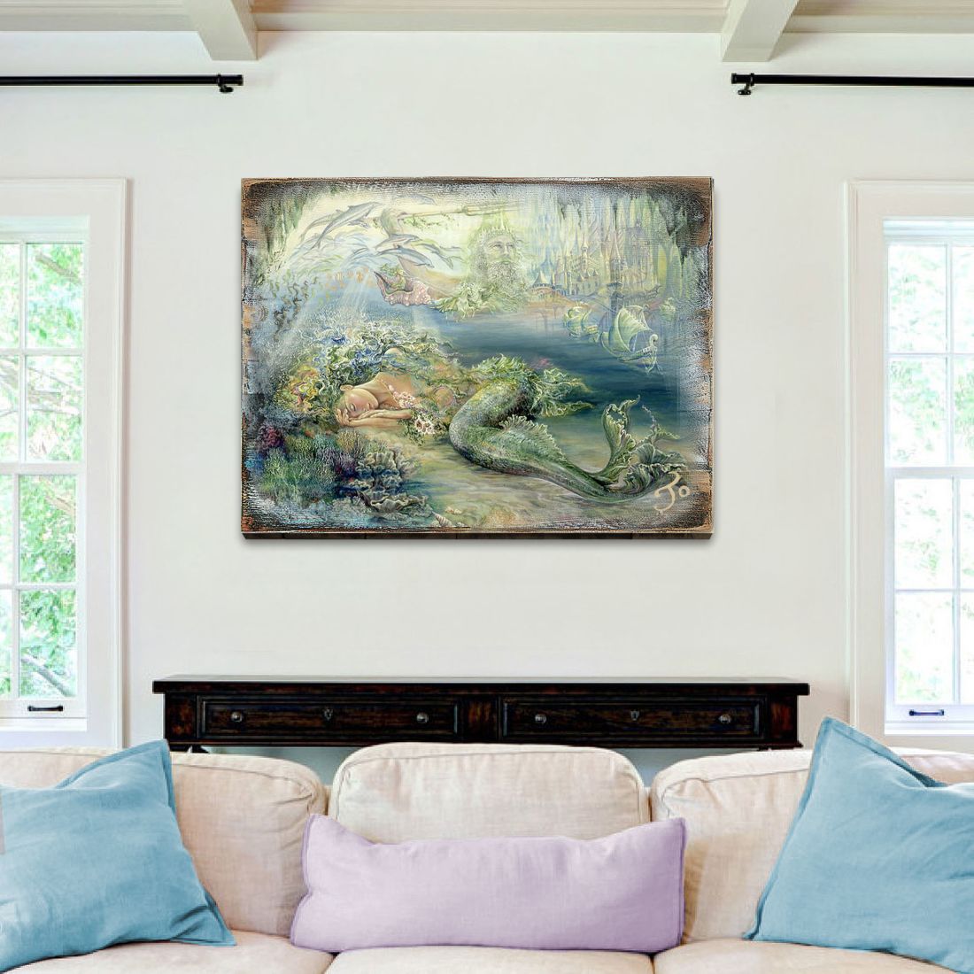 Dreams of Atlantis Fantasy Wooden Wall Art Décor