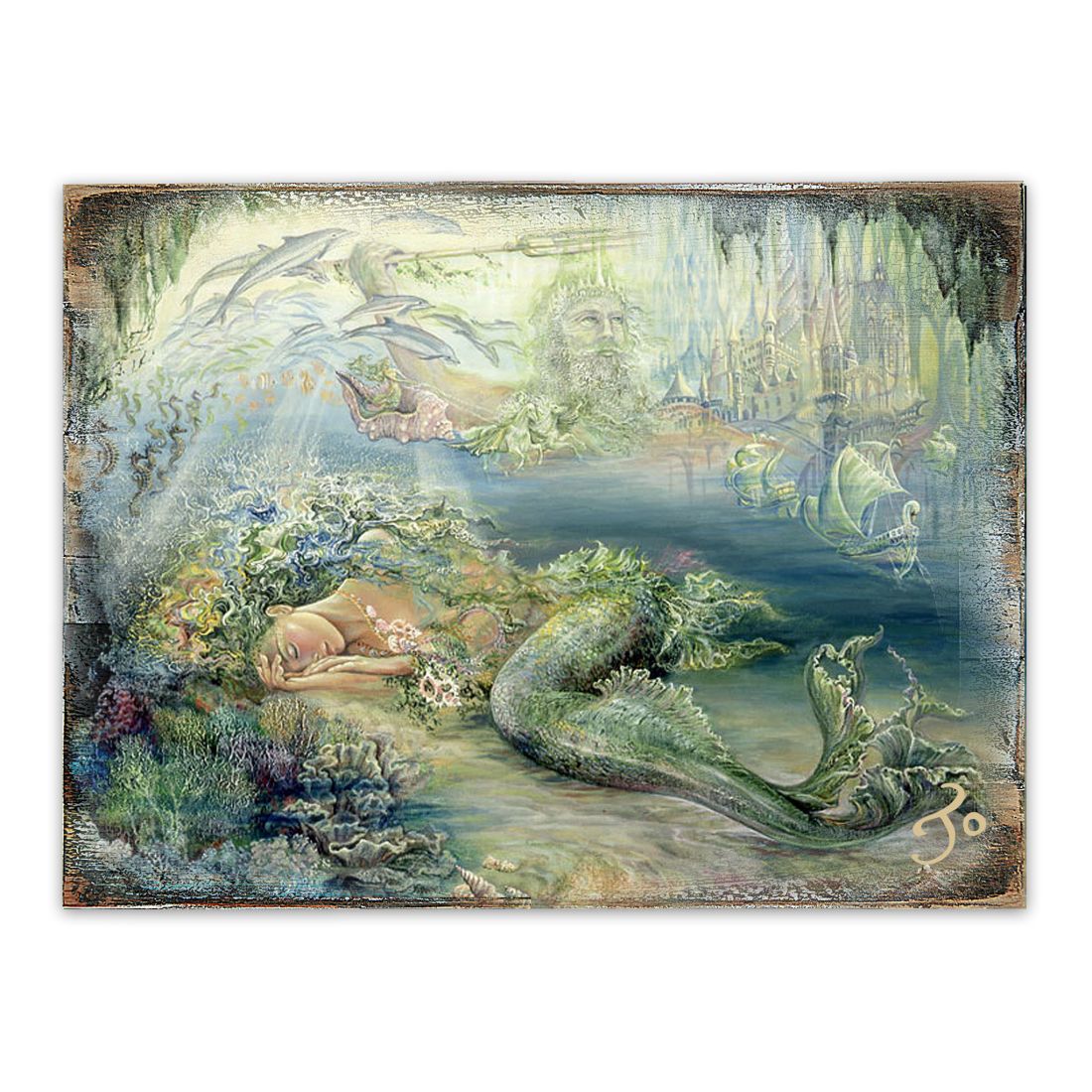 Dreams of Atlantis Fantasy Wooden Wall Art Décor