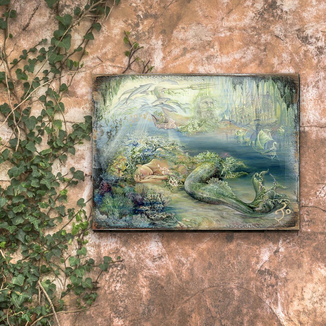 Dreams of Atlantis Fantasy Wooden Wall Art Décor