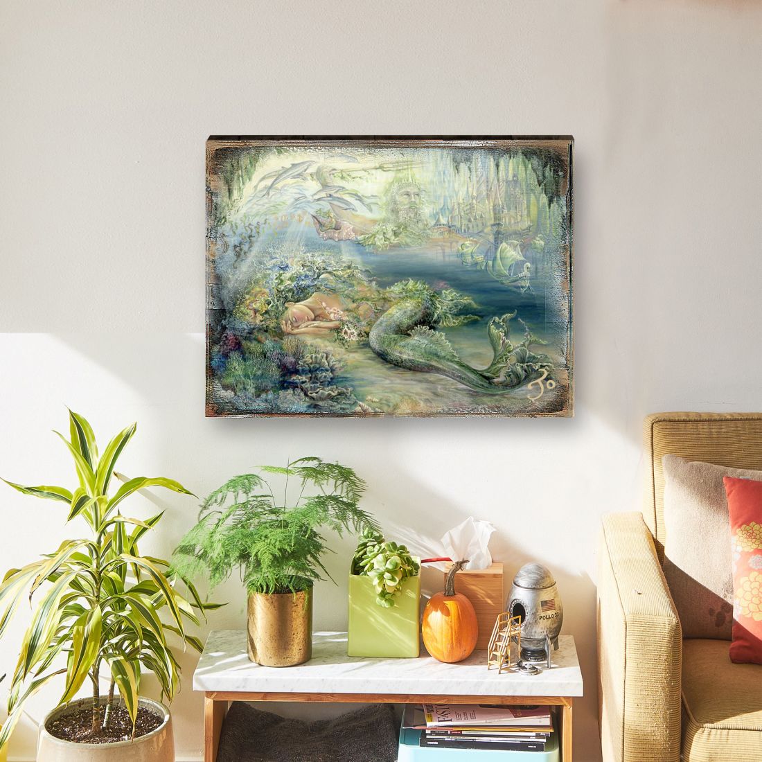 Dreams of Atlantis Fantasy Wooden Wall Art Décor