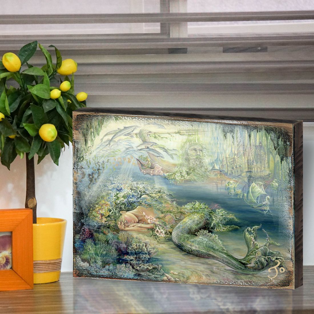 Dreams of Atlantis Fantasy Wooden Wall Art Décor