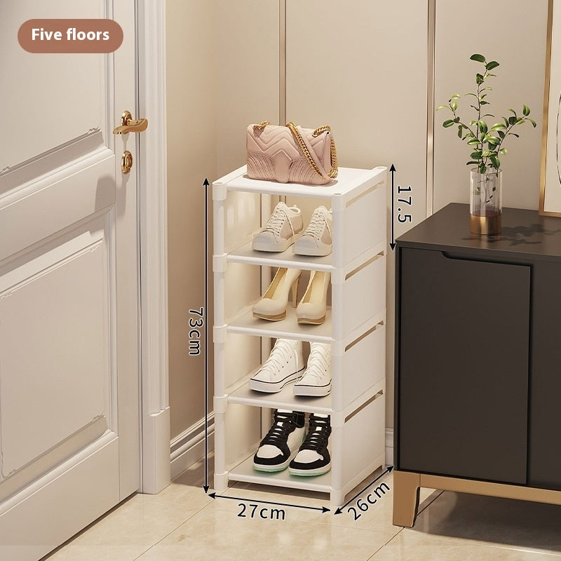 Simple Multi-Layer Shoe Rack Space-Saving Doorway Storage Shelf