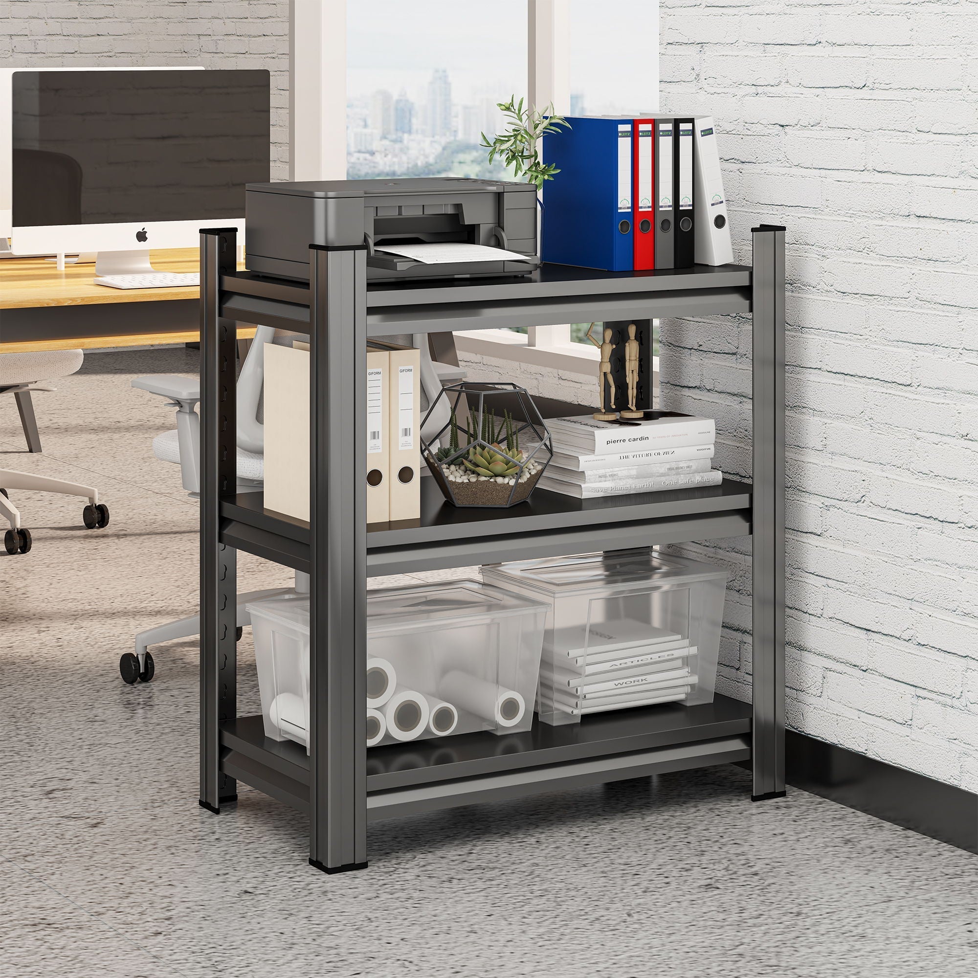 Adjustable Height Storage Shelving Unit for Home Organization