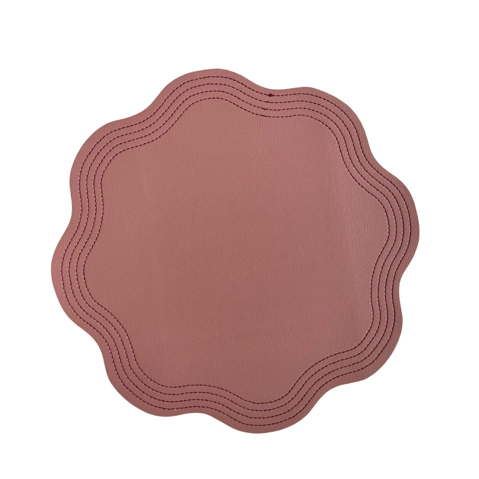 Double Sided Faux Leather Placemat Elegant Dining Table Decor