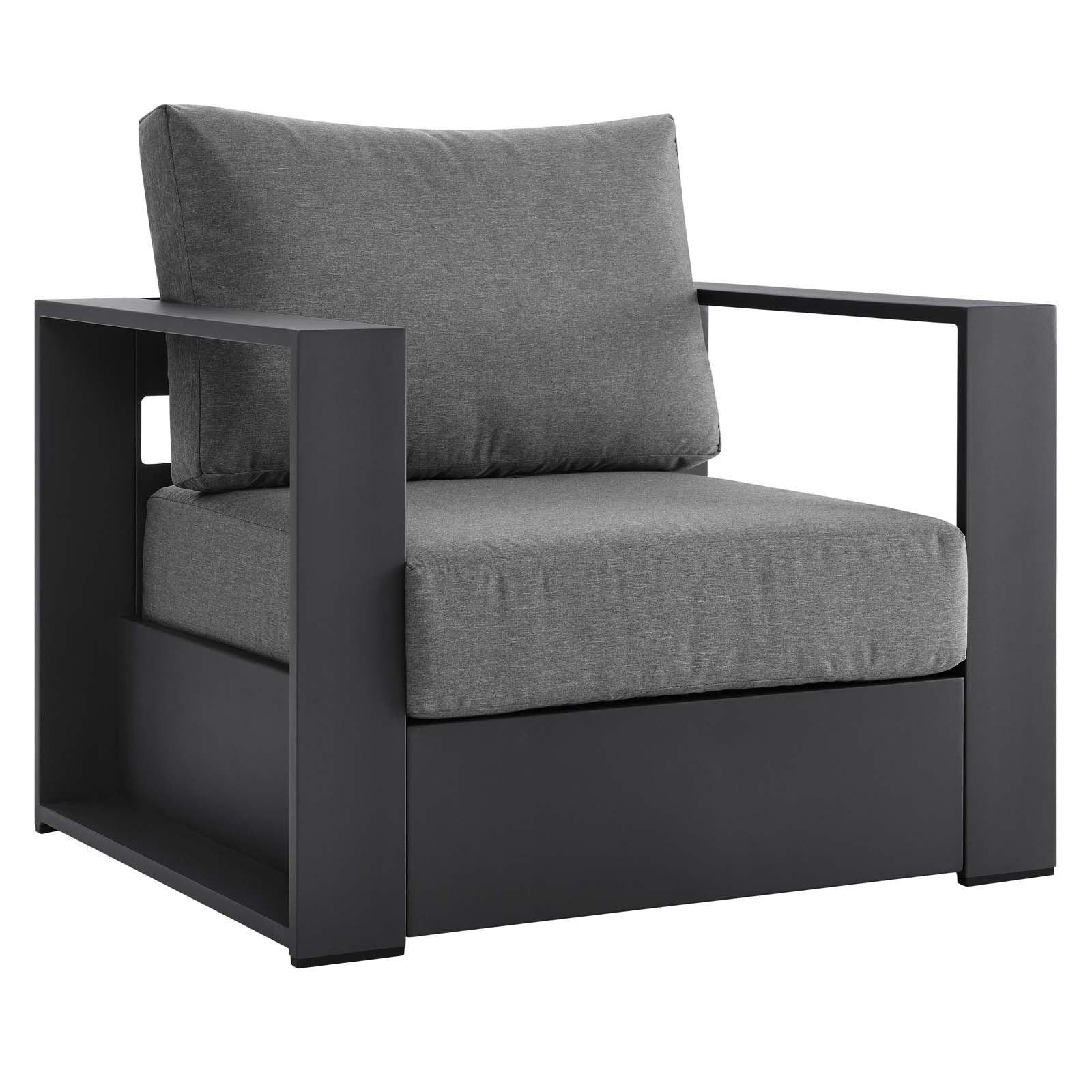 4-Piece Powder-Coated Aluminum Outdoor Patio Furniture Set