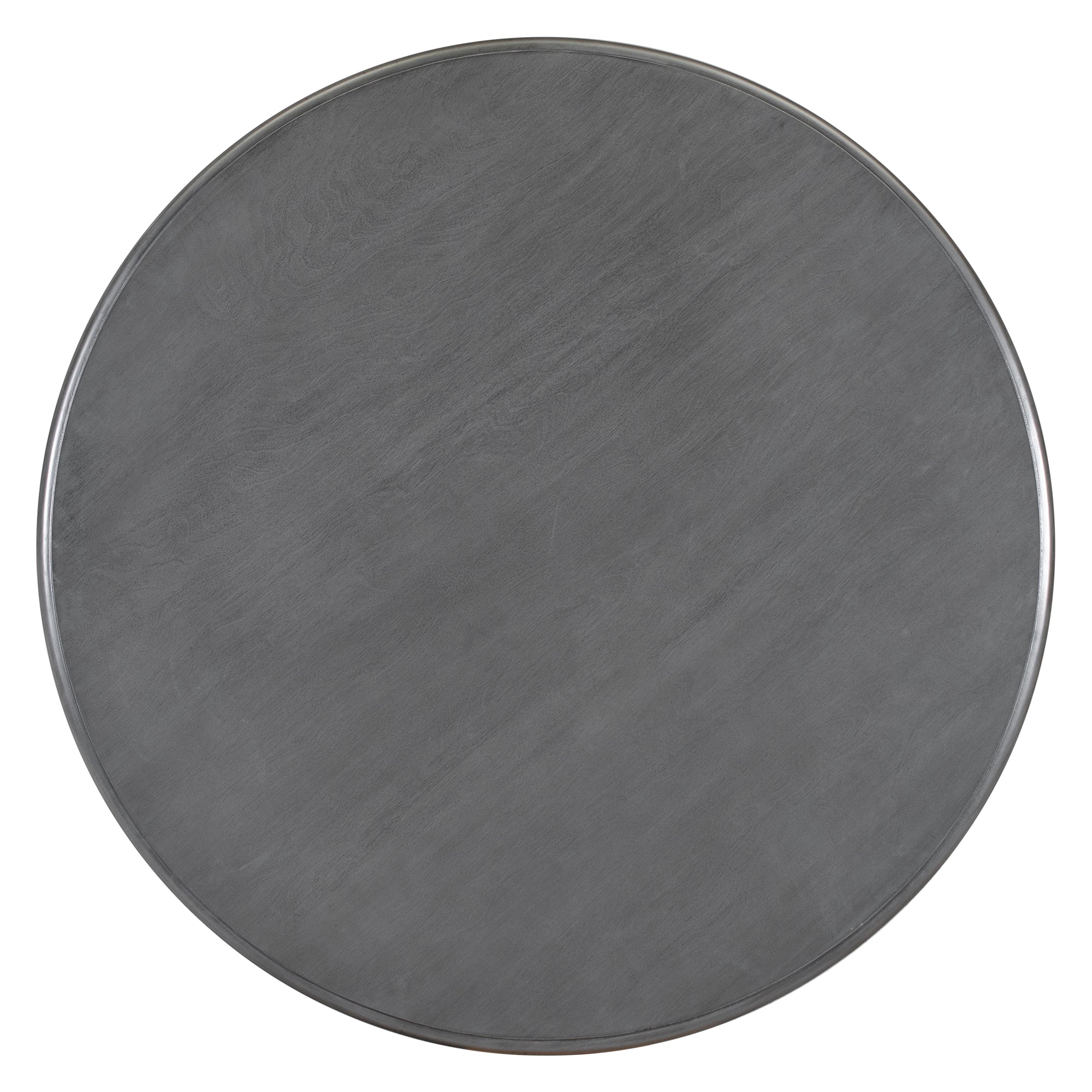 5-Piece Retro Round Dining Table Set Dark Gray
