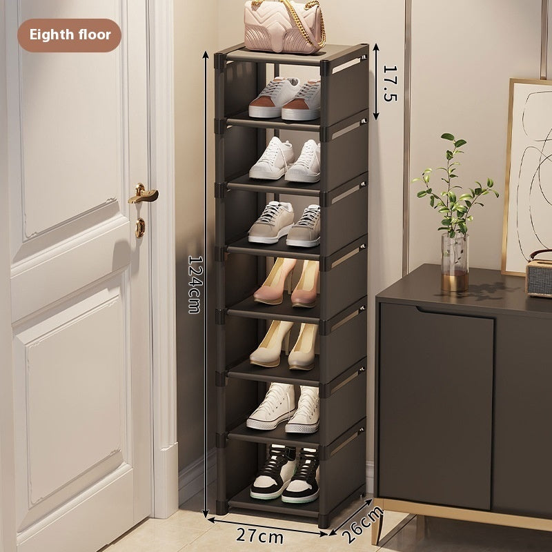 Simple Multi-Layer Shoe Rack Space-Saving Doorway Storage Shelf