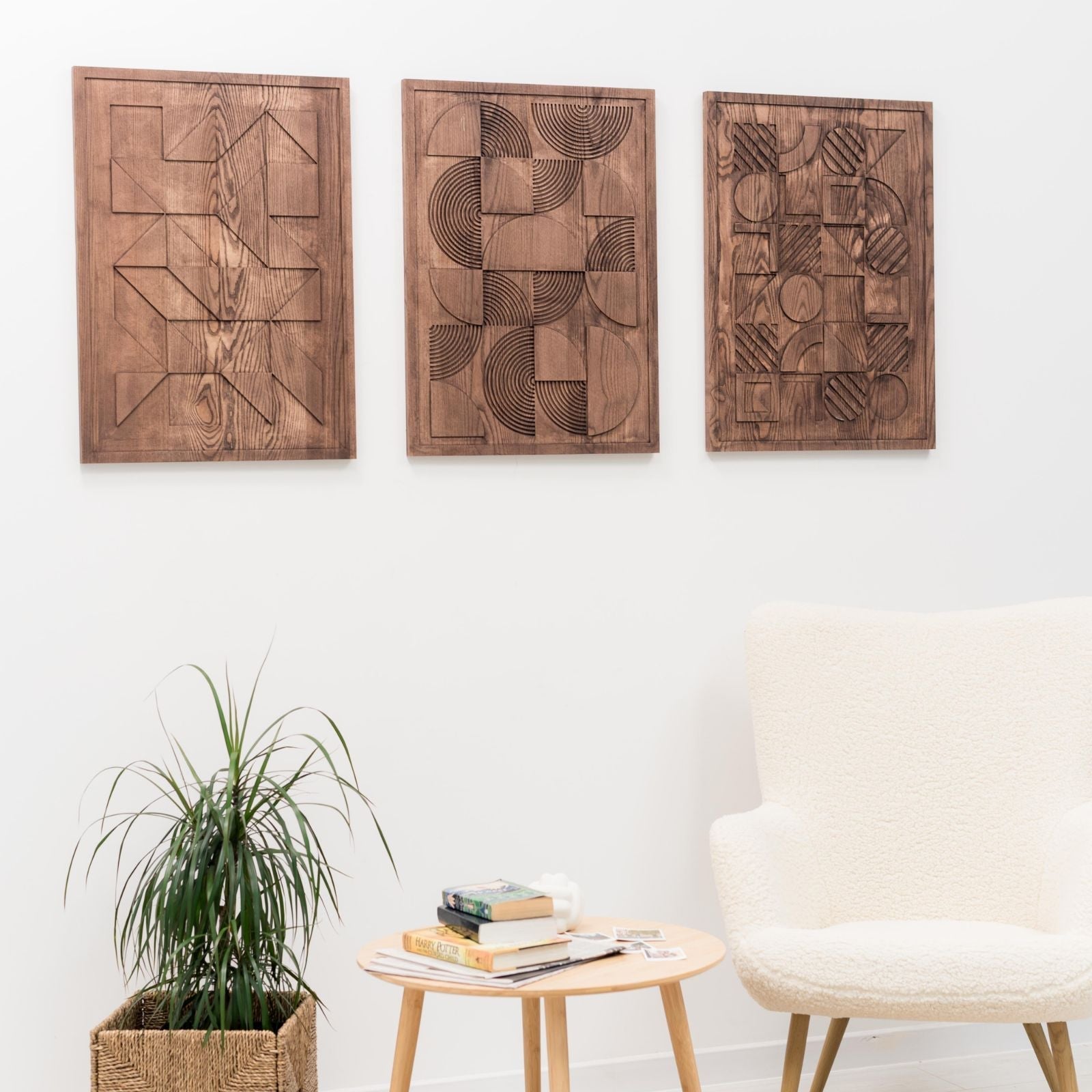 Geometric Wall Decor Modern Abstract Home Artwork