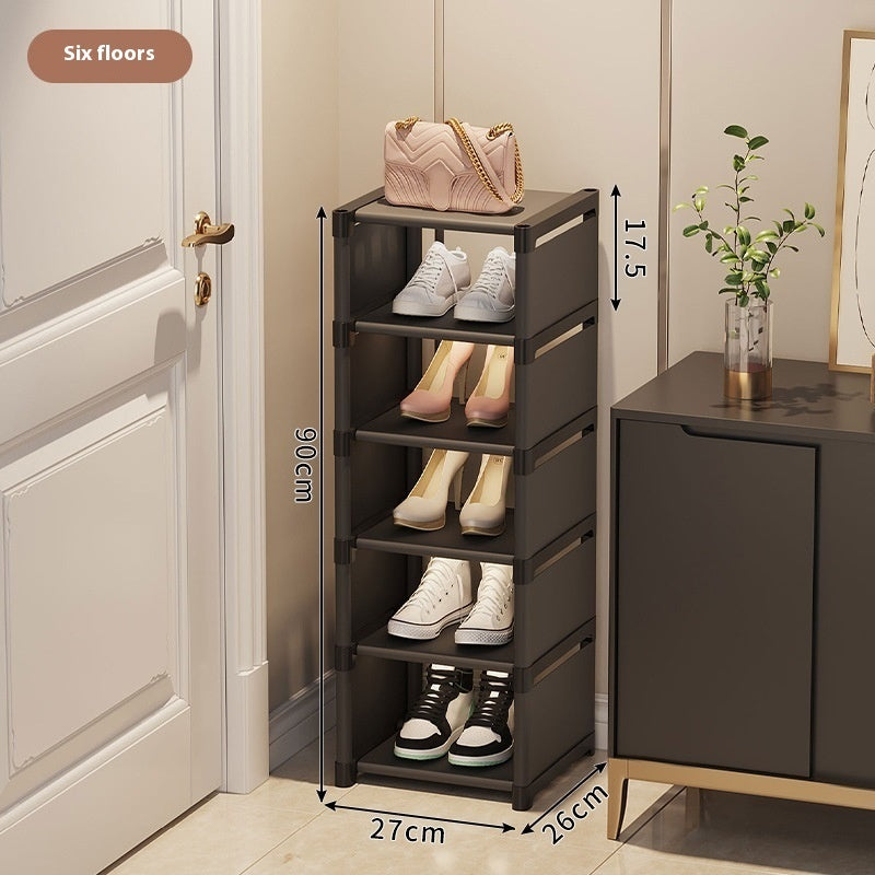 Simple Multi-Layer Shoe Rack Space-Saving Doorway Storage Shelf