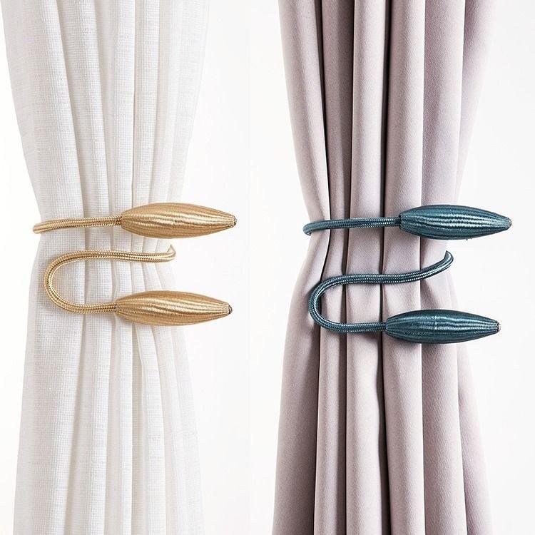 Elegant Polyester Curtain Tieback Holder Clips Window Decor Accessories