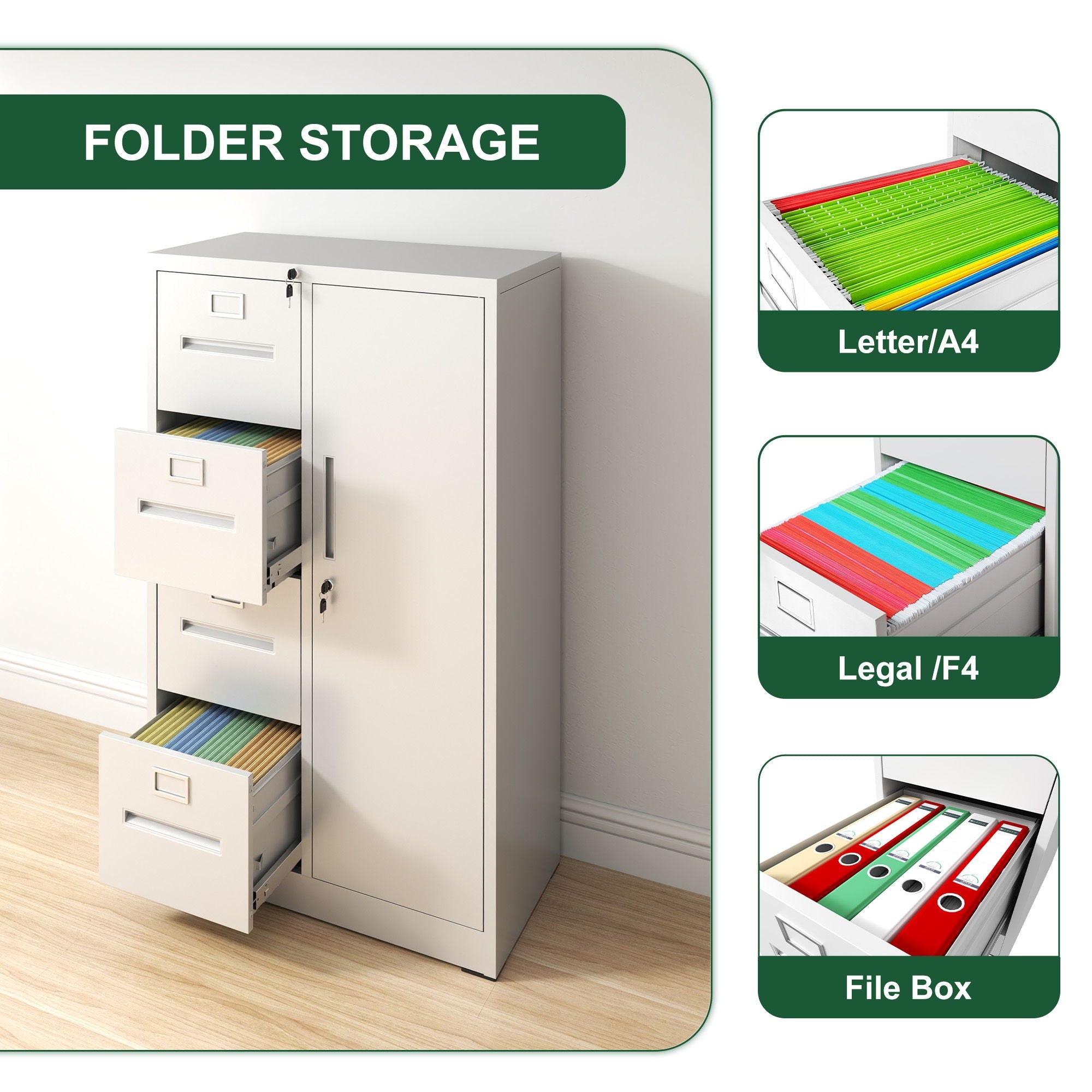 Smart Cube 8-Cube Organizer Bookcase Storage Shelves White