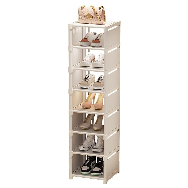 Simple Multi-Layer Shoe Rack Space-Saving Doorway Storage Shelf